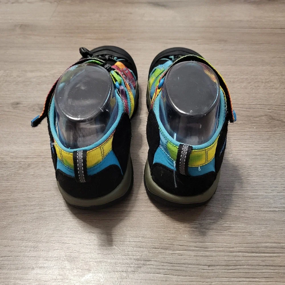 Keen Kids Newport H2 Tie Dye Sandals Rainbow Multi-Color Water Shoes Size 5